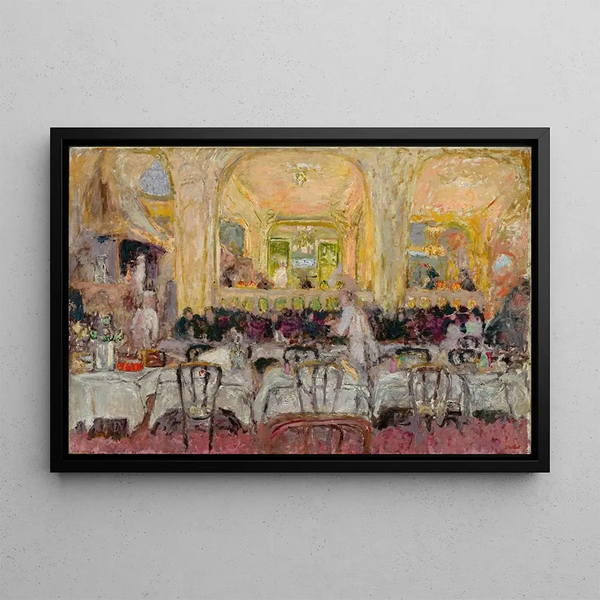 Café Wepler - Édouard Vuillard — framed artwork on a wall