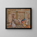 Chambre Amfrville, Madame Hessel souffrante - Édouard Vuillard — framed artwork on a wall