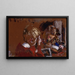 Children Reading - Édouard Vuillard — framed artwork on a wall