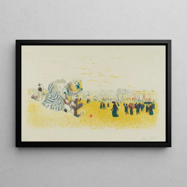 Jeux d'enfants - Édouard Vuillard — framed artwork on a wall