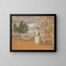 Woman in the Garden - Édouard Vuillard — framed artwork on a wall
