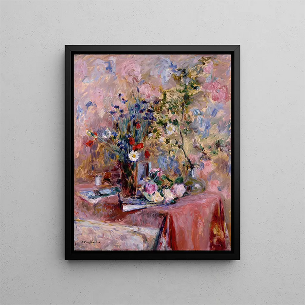 Flower Painting - Édouard Vuillard — framed artwork on a wall