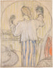 in front of the mirror - Édouard Vuillard — artwork view