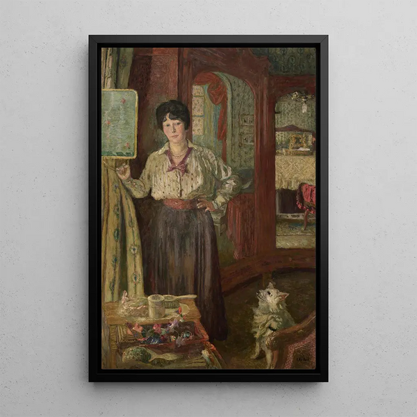 Jeanne Louise Guérin - Édouard Vuillard — framed artwork on a wall
