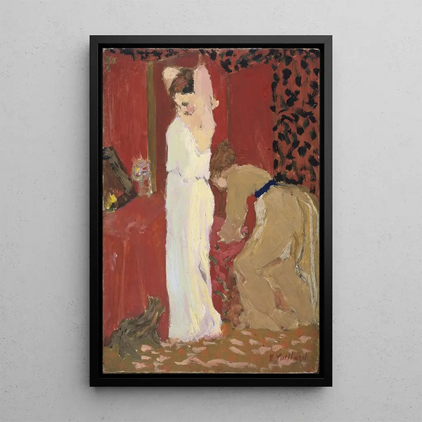 L'Essayage - Édouard Vuillard — framed artwork on a wall