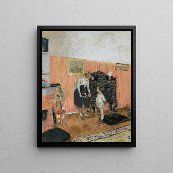 La Goélette - Édouard Vuillard — framed artwork on a wall