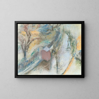 La Gurite du cantonnier - Édouard Vuillard — framed artwork on a wall