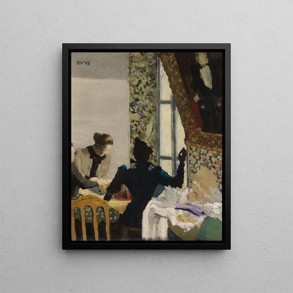 L'aiguille Le Fil - Édouard Vuillard — framed artwork on a wall