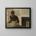 The laundress - Édouard Vuillard — framed artwork on a wall