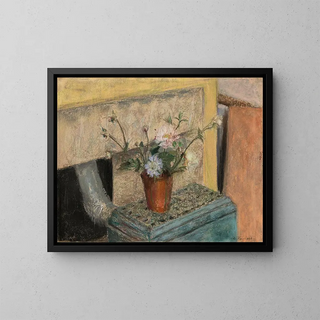 The Bouquet sur le pôle mirus - Édouard Vuillard — framed artwork on a wall