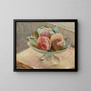 The Peach Bowl - Édouard Vuillard — framed artwork on a wall