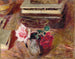 Les Deux roses et la boîte de pastels - Édouard Vuillard — artwork view