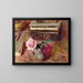 Les Deux roses et la boîte de pastels - Édouard Vuillard — framed artwork on a wall