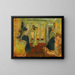 Madame Hessel chez la modiste - Édouard Vuillard — framed artwork on a wall
