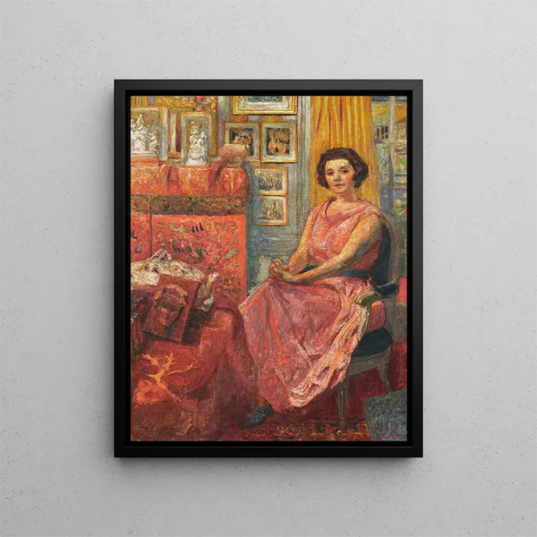 Madame Reine Bénard - Édouard Vuillard — framed artwork on a wall