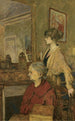 Madame Vuillard and Annette Rue de Calais - Édouard Vuillard — artwork view