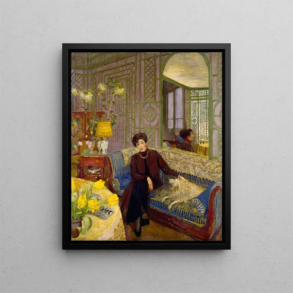 Marcelle Aron Madame Tristan Bernard - Édouard Vuillard — framed artwork on a wall