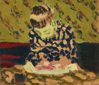 Marie se penche sur son ouvrage - Édouard Vuillard — artwork view