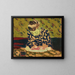 Marie se penche sur son ouvrage - Édouard Vuillard — framed artwork on a wall