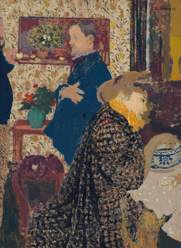 Misia and Vallotton Villeneuve - Édouard Vuillard — framed artwork on a wall