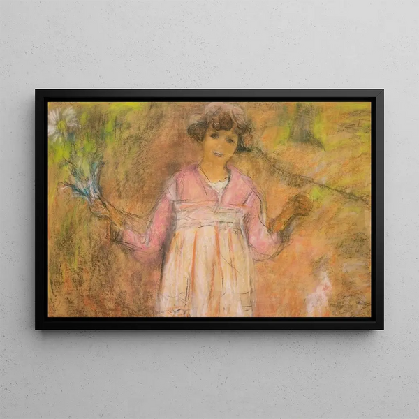 Mademoiselle Alice Kapferer - Édouard Vuillard — framed artwork on a wall