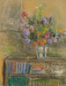 Still life with a vase of flowers - Édouard Vuillard — artwork view