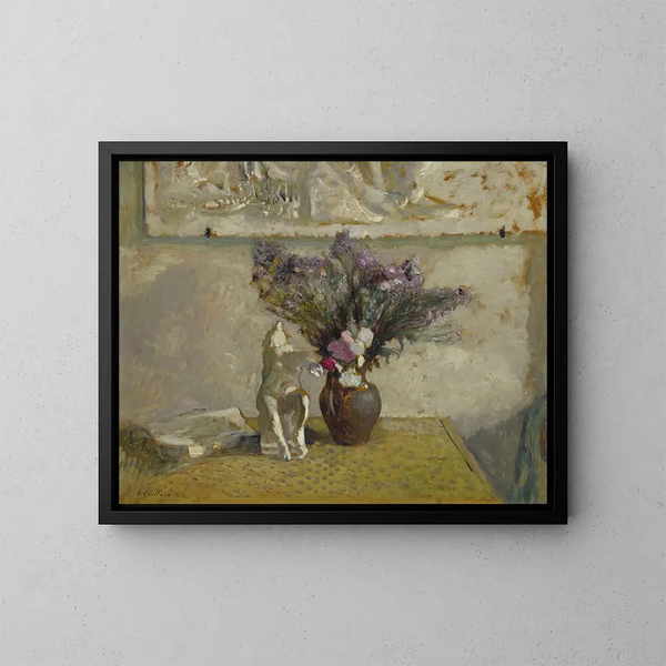 Nature morte avec Léda - Édouard Vuillard — framed artwork on a wall
