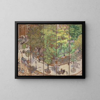 Place Vintimille - Édouard Vuillard — framed artwork on a wall
