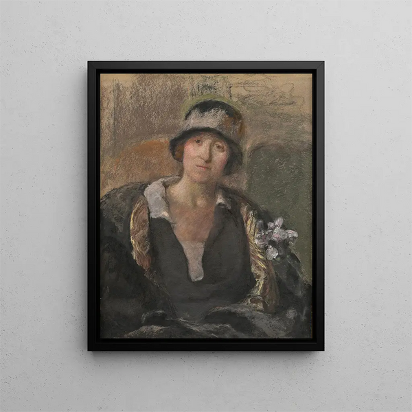Portrait of Juliette Weil - Édouard Vuillard — framed artwork on a wall