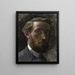 Self-portrait at 21 - Édouard Vuillard — framed artwork on a wall