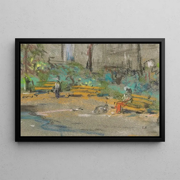 Square Berlioz - Édouard Vuillard — framed artwork on a wall