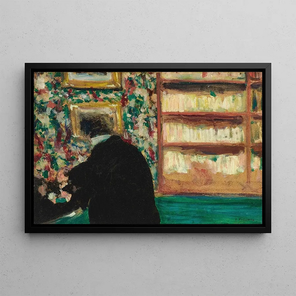 Thadée Natanson in his office, La Revue Blanche - Édouard Vuillard — framed artwork on a wall