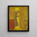 La mère de l'artiste ouvre une porte - Édouard Vuillard — framed artwork on a wall