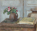 The artist's paint box and foam roses - Édouard Vuillard — artwork view