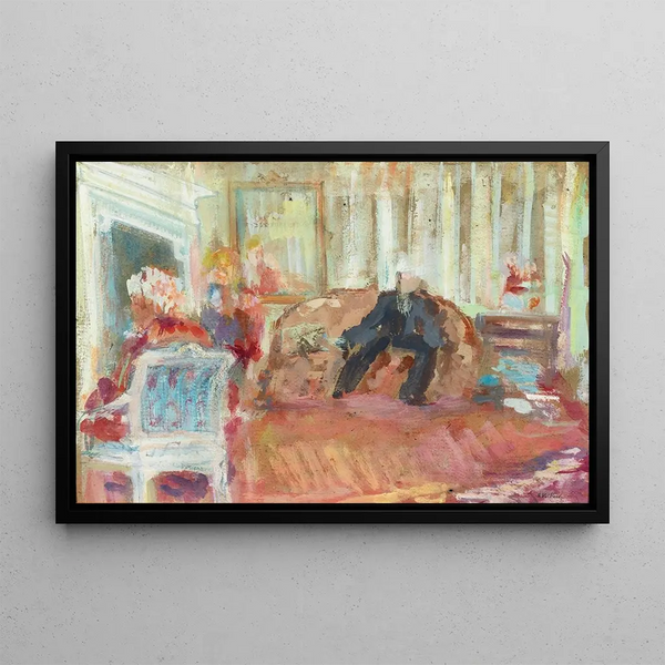 L'Appartement Hessels rue de Rivoli Paris - Édouard Vuillard — framed artwork on a wall