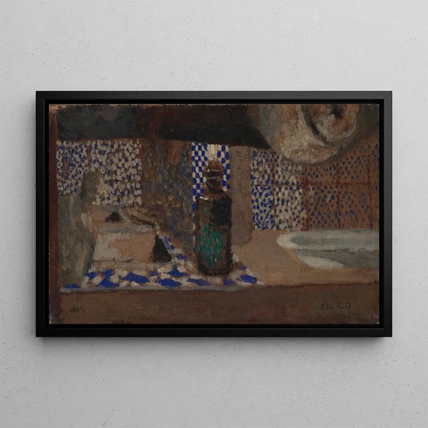La Cuisine - Édouard Vuillard — framed artwork on a wall