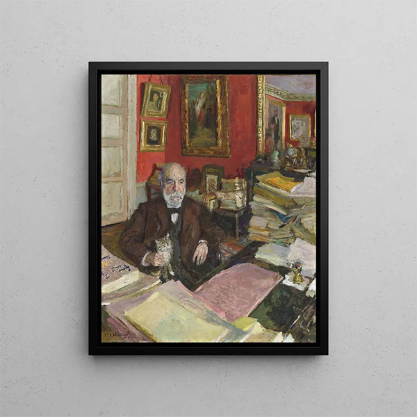 Théodore Duret - Édouard Vuillard — framed artwork on a wall