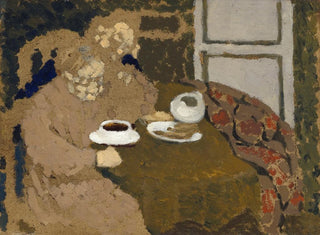 Two women drinking coffee - Édouard Vuillard — artwork view