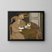 Two women drinking coffee - Édouard Vuillard — framed artwork on a wall