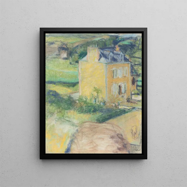 Villa at Saint-Jacut - Édouard Vuillard — framed artwork on a wall