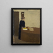 Woman in Black Painting - Édouard Vuillard — framed artwork on a wall