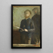 Study for Self-Portrait with Waroquy - Édouard Vuillard — framed artwork on a wall