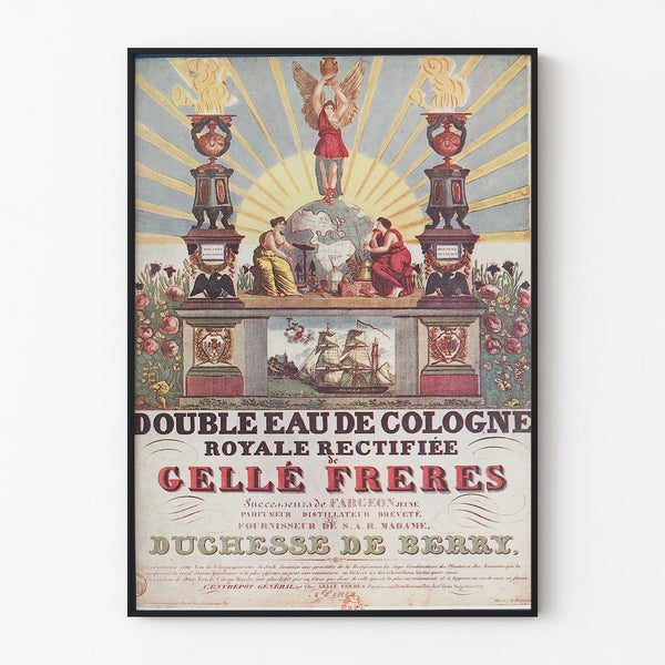 Vintage Poster Double Eau de Cologne Royale Rectified - Gellé Frères