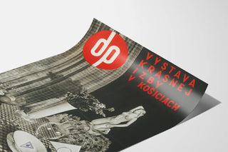 Vintage Poster for the Krásnej Izby Exhibition in Košice