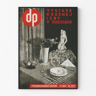 Vintage Poster for the Krásnej Izby Exhibition in Košice