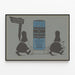 Vintage advertising poster for Fraudin Charcoal Dragees — framed artwork on a wall