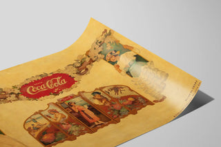 Vintage Coca-Cola Poster of Elegance and Freshness — artwork view