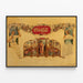 Vintage Coca-Cola Poster of Elegance and Freshness — framed artwork on a wall