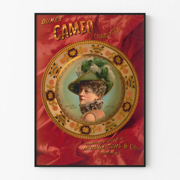 Vintage poster wall decoration Duke's Cameo Cigarettes