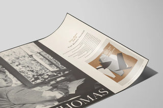 Portrait and History of Dylan Thomas Poster for Wall Decoration — artwork view